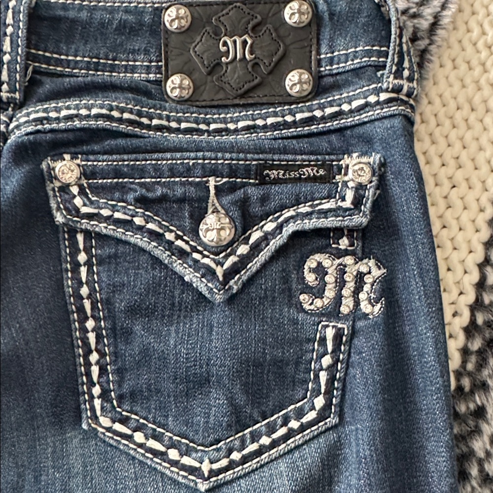 Women's MissMe Blue Jeans size 30. Inseam 31 1/2. - Picture 5 of 5